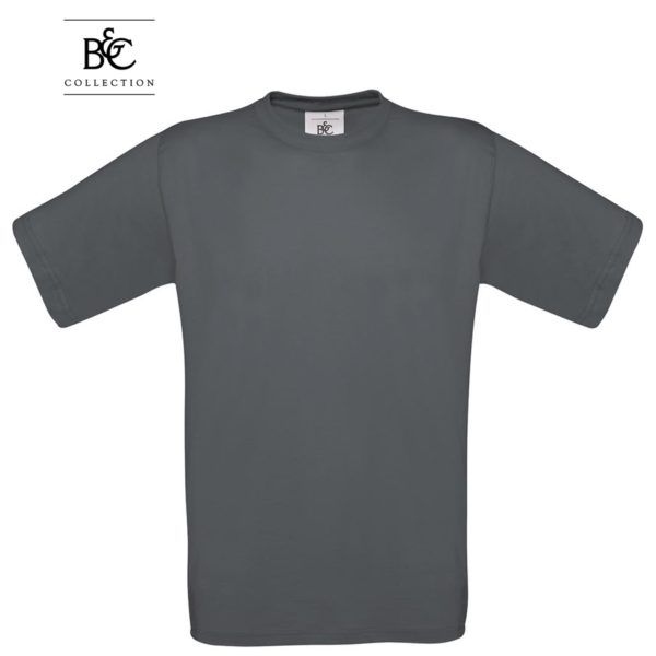 Marškinėliai B&C EXACT 190 tamsiai pilka | Darbo rūbai | AGROINFO.lt